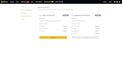 Bitrue KYC 2