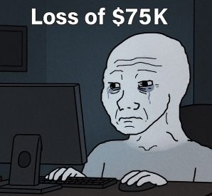Loss of 75K PUMP